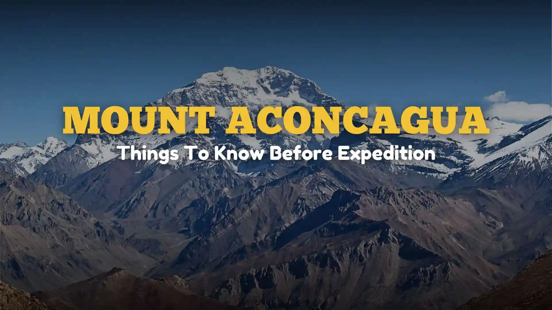 Mount Aconcagua
